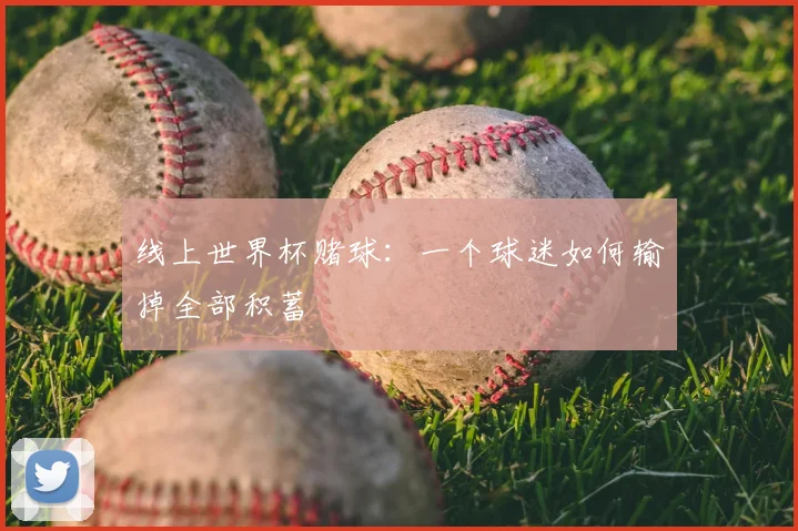 线上世界杯赌球:一个球迷如何输掉全部积蓄